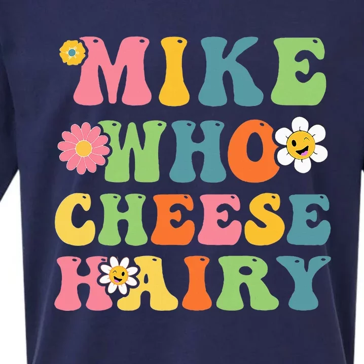 Mike Who Cheese Hairy Funny Adult Word Play Humor Harry Sueded Cloud Jersey T-Shirt