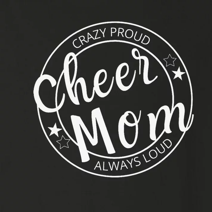 Mom Wo Cheer Mom Mother's day Funny Mom Toddler Long Sleeve Shirt