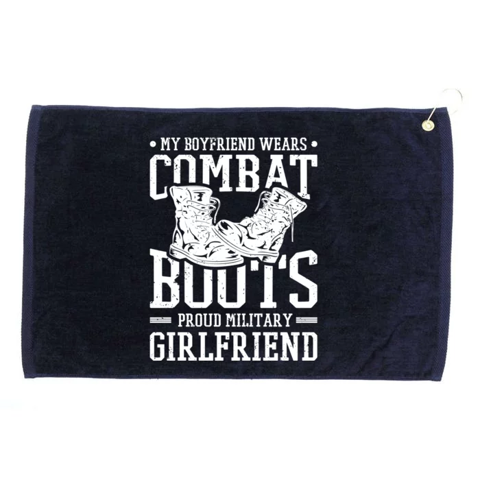 Military Wears Combat Boots Proud Army Friend Gift Grommeted Golf Towel