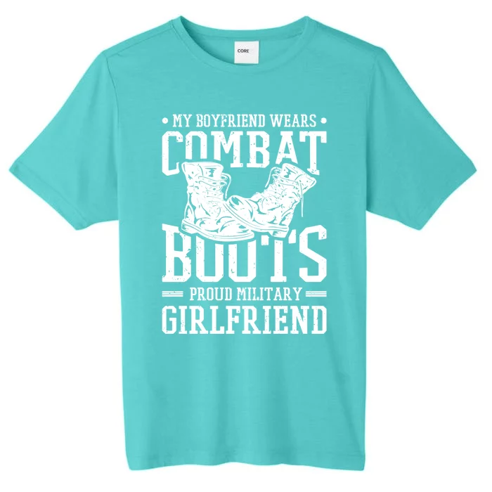 Military Wears Combat Boots Proud Army Friend Gift ChromaSoft Performance T-Shirt