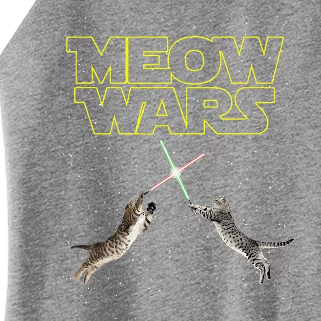 Meow Wars Cat Wars Funny Cat Cat Lover Women’s Perfect Tri Rocker Tank