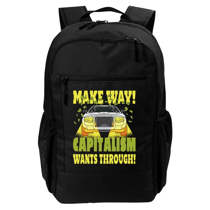 Make Way Capitalism Wants Through Daily Commute Backpack