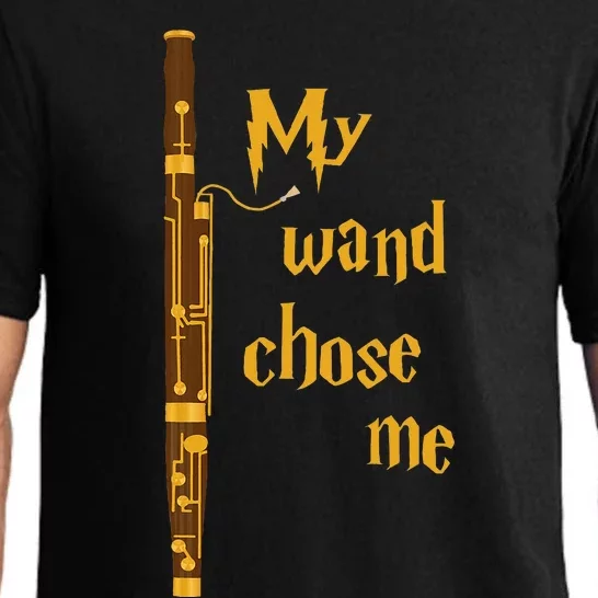 My Wand Chose Me Bassoon Player Bassoonist Musician Pajama Set