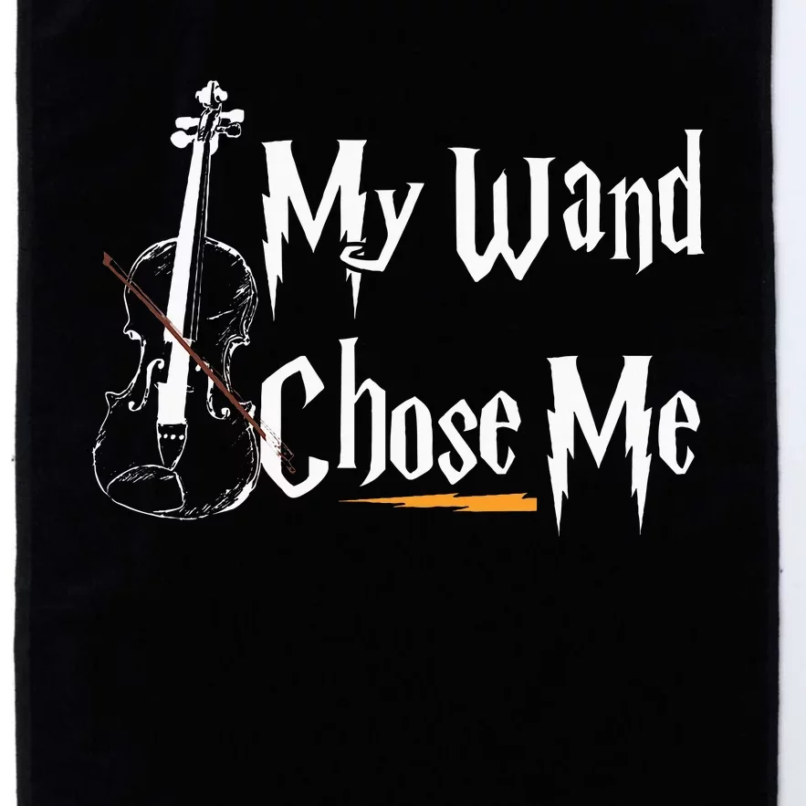 My Wand Chose Me Violin Player Violinist Classic Music Lover Platinum Collection Golf Towel