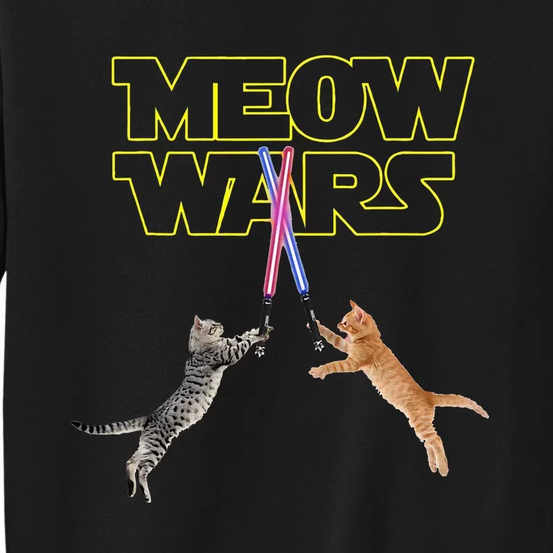 Meow Wars Cat Funny Gifts For Cats Lovers s Sweatshirt