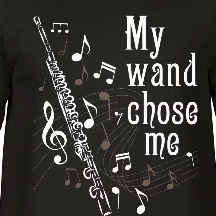 My Wand Chose Me Flute Player Flutist Marching Band Music Comfort Colors T-Shirt