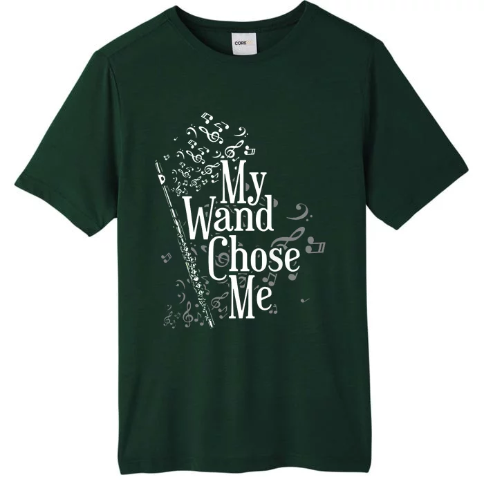 My Wand Chose Me Flutist Gifts Music Flute ChromaSoft Performance T-Shirt