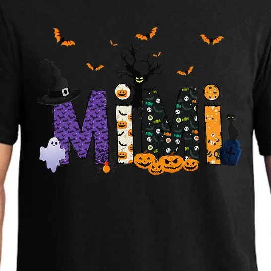 Mimi Witch Cute Grandma Mimi Halloween Costume Funny Pajama Set