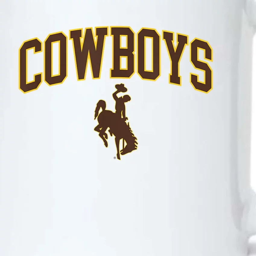 Mens Wyoming Cowboys Apparel Cowboys Arch & Logo Black Color Changing Mug