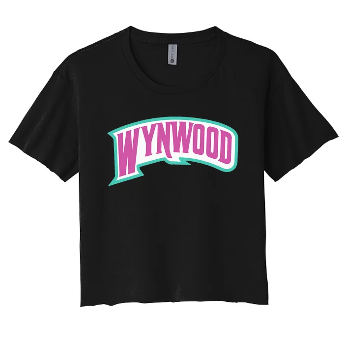 Miami Wynwood District For Tourist & Miami Locals Women's Crop Top Tee