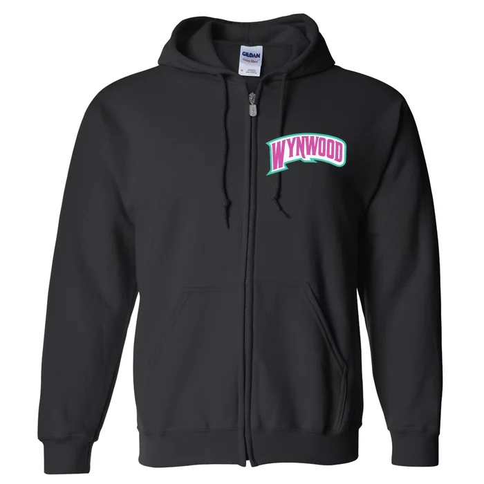 Miami Wynwood District For Tourist & Miami Locals Full Zip Hoodie