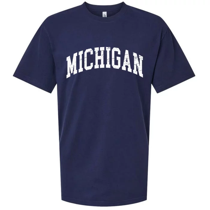 Michigan Worn Design Classic Sueded Cloud Jersey T-Shirt