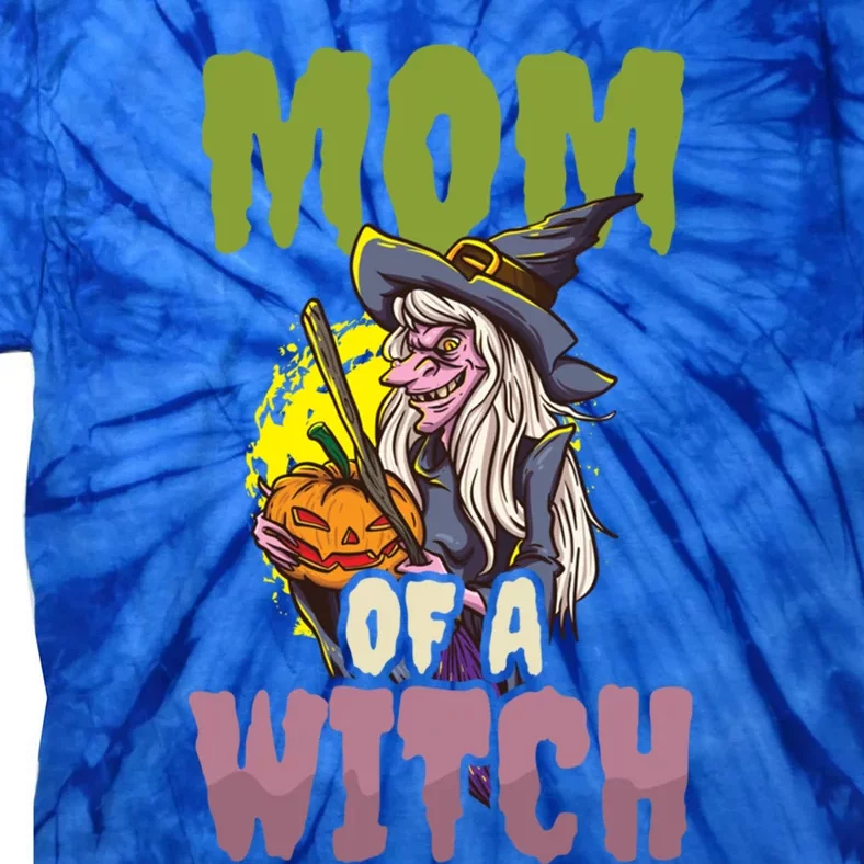 Mom Witch Design Halloween Witch Gift Tie-Dye T-Shirt