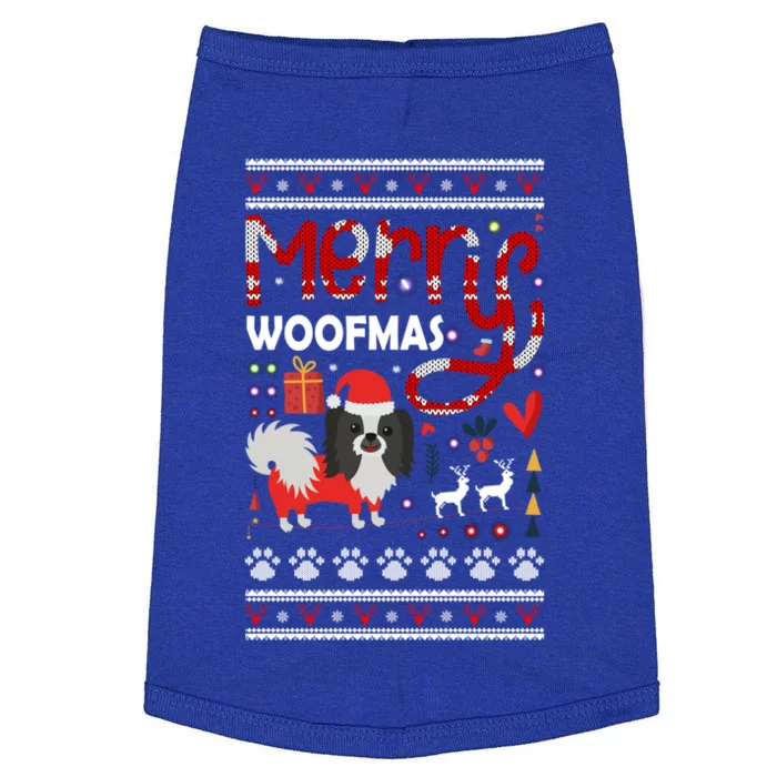 Merry Woofmas Dog Lover Ugly Sweater Funny Gift Doggie Tank