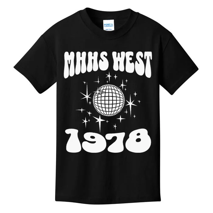 MHHS WEST1978 Disco Ball Kids T-Shirt