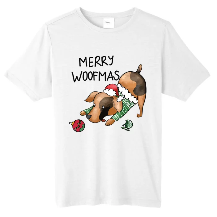 Merry Woofmas Dog Christmas ChromaSoft Performance T-Shirt