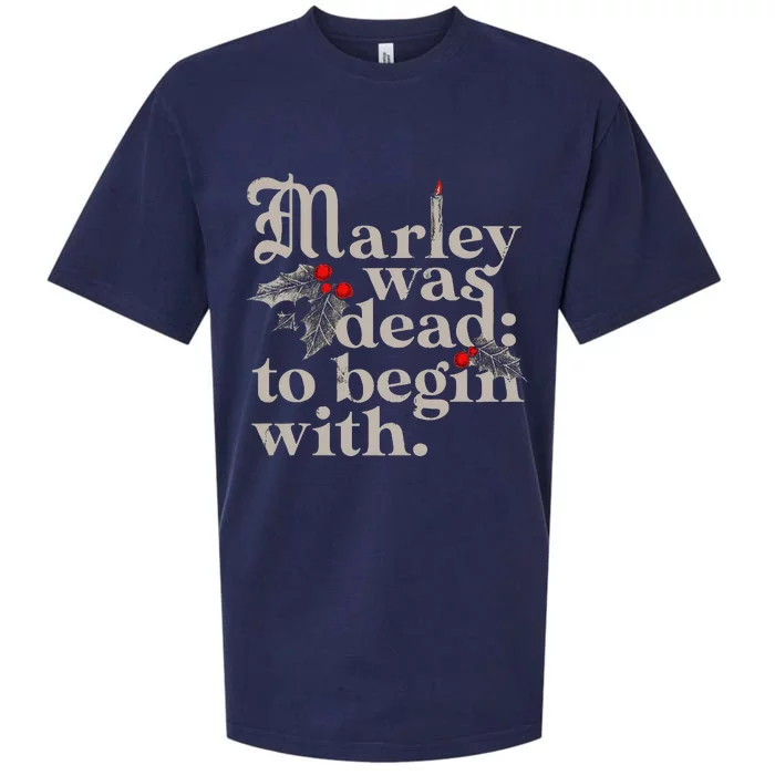 Marley Was Dead To Begin With Sueded Cloud Jersey T-Shirt