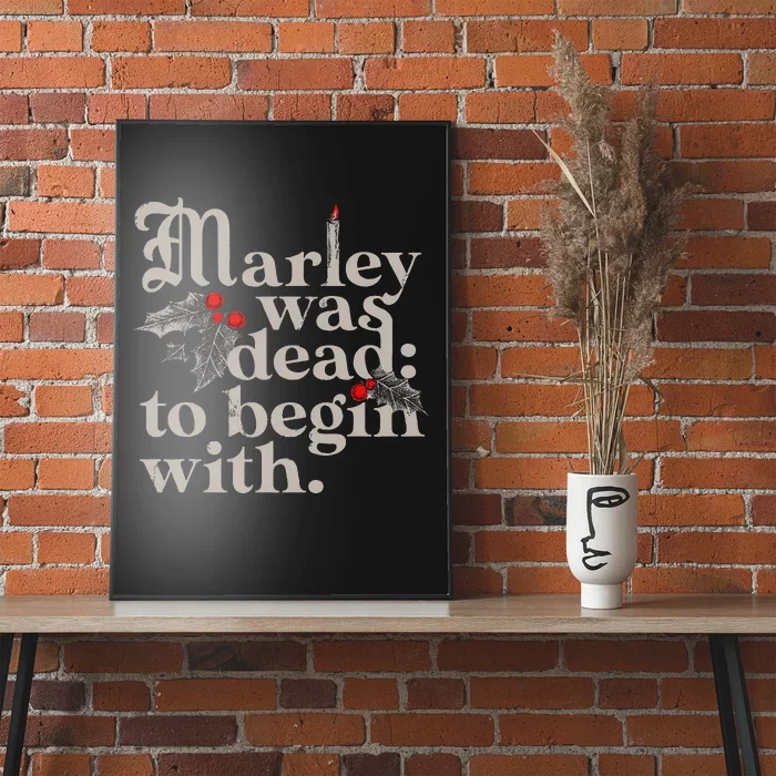 Marley Was Dead To Begin With Poster