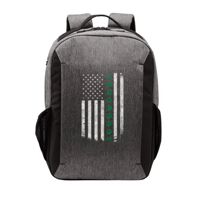 Military Working Dog American Flag Thin Green Line K9giftunit Funny Gift Vector Backpack