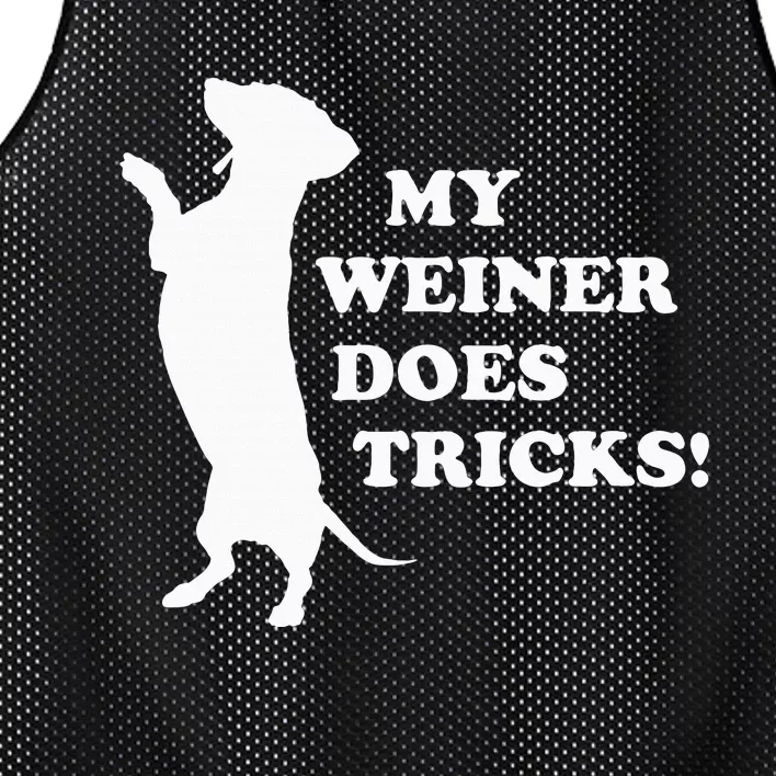 My Weiner Does Tricks Mesh Reversible Basketball Jersey Tank