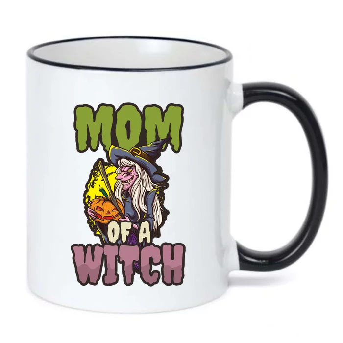 Mom Witch Design Halloween Witch Meaningful Gift Black Color Changing Mug