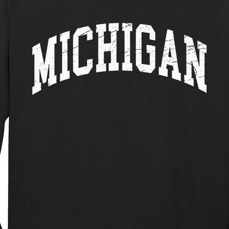 Michigan Worn Design Classic Tall Long Sleeve T-Shirt