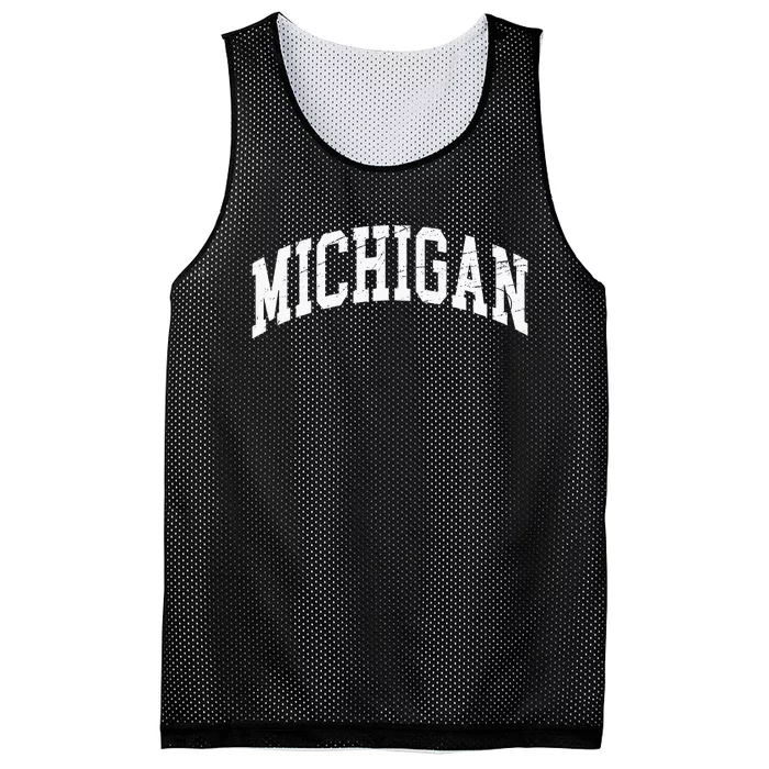 Michigan Worn Design Classic Mesh Reversible Basketball Jersey Tank