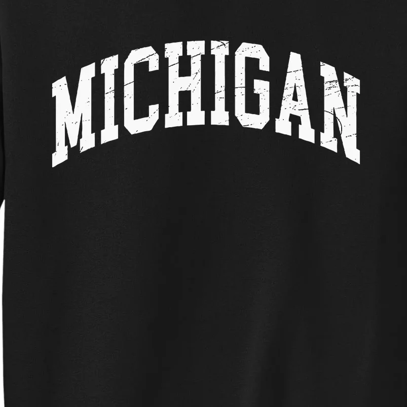 Michigan Worn Design Classic Tall Sweatshirt