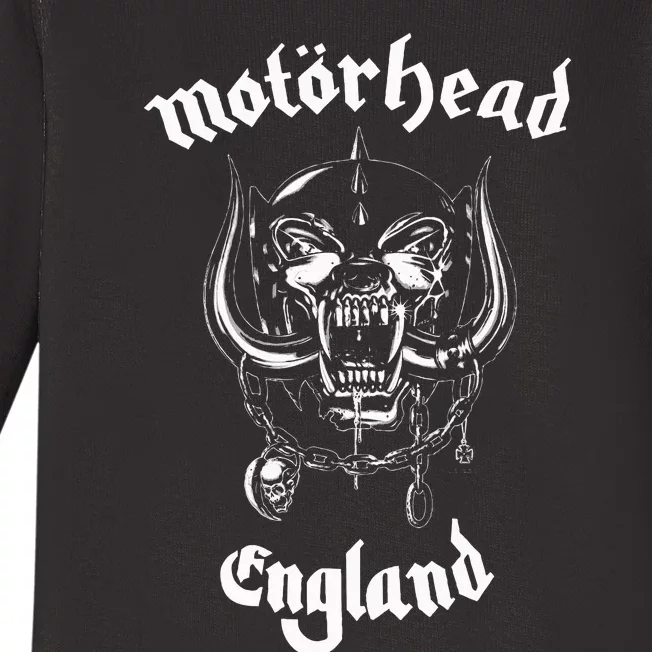 M.O.T.ö.R.H.E.A.D Warpig England Baby Long Sleeve Bodysuit