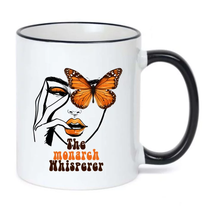 Monarch Whisperer Endangered Butterfly Nature Lover Black Color Changing Mug