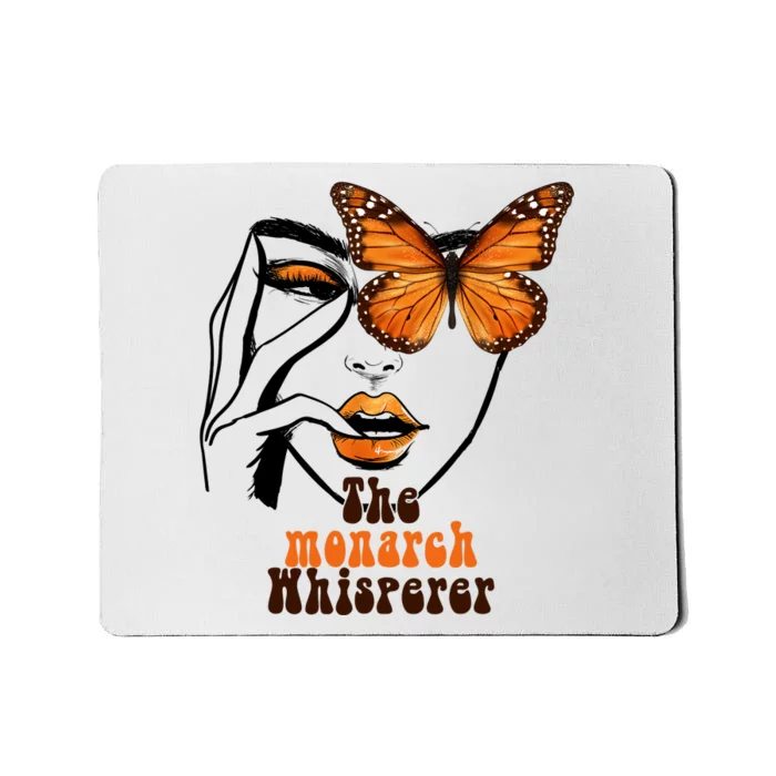 Monarch Whisperer Endangered Butterfly Nature Lover Mousepad