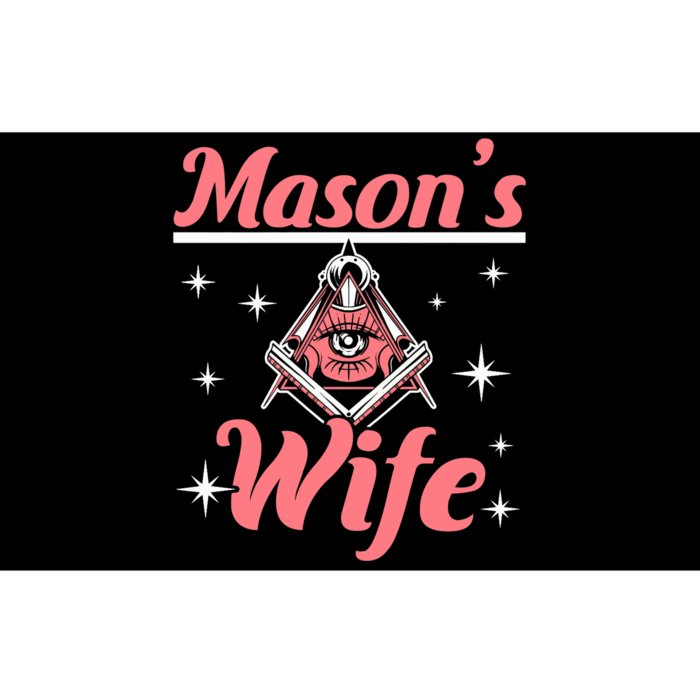 Mason's Wife Freemason Mason Freemasonry Premium Bumper Sticker