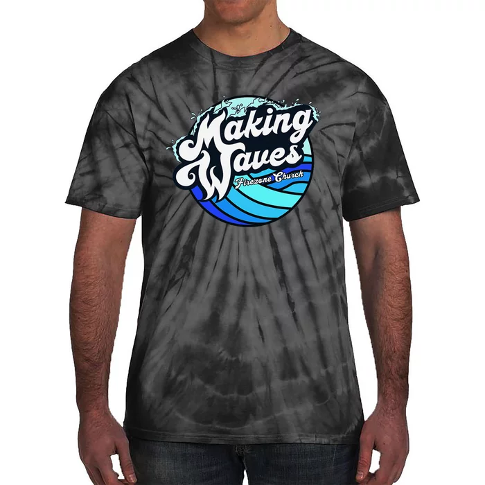 Making Waves Fun And Vibrant Design Tie-Dye T-Shirt