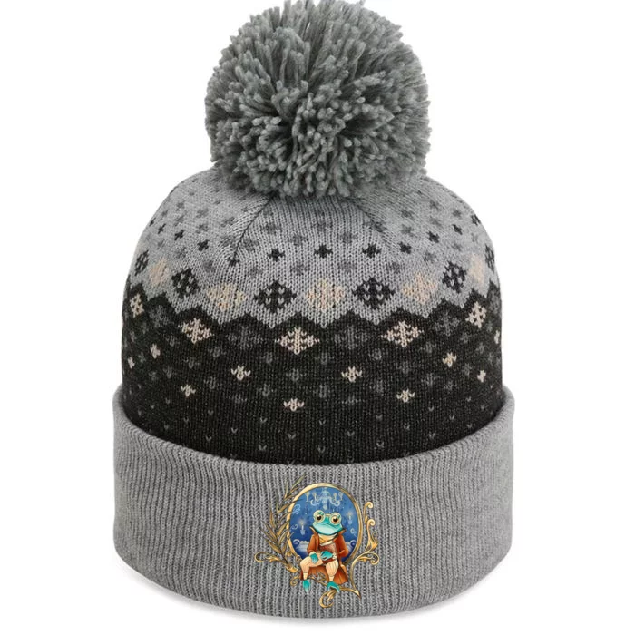 Magic Wizard Frog Fantasy The Baniff Cuffed Pom Beanie