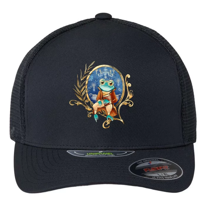 Magic Wizard Frog Fantasy Flexfit Unipanel Trucker Cap