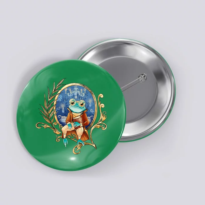 Magic Wizard Frog Fantasy Button