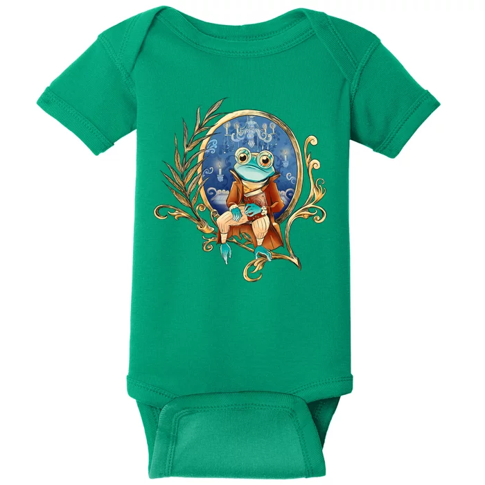 Magic Wizard Frog Fantasy Baby Bodysuit