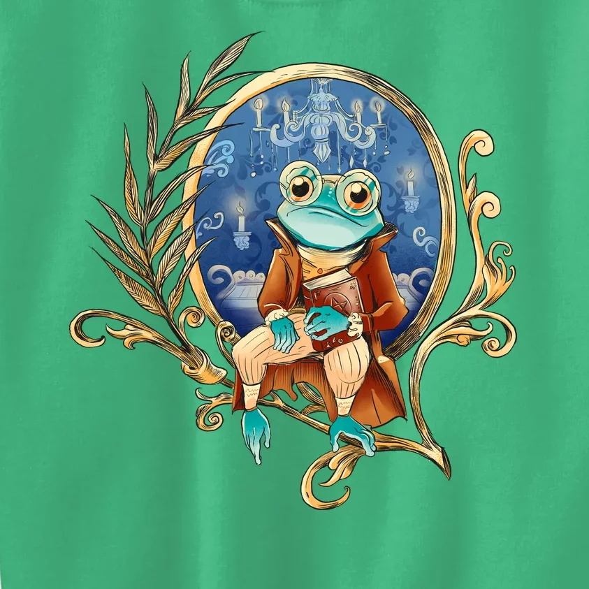 Magic Wizard Frog Fantasy Kids Sweatshirt