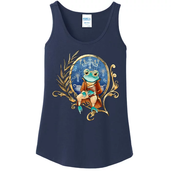 Magic Wizard Frog Fantasy Ladies Essential Tank