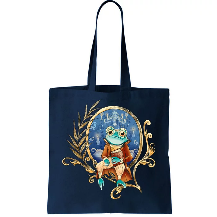 Magic Wizard Frog Fantasy Tote Bag