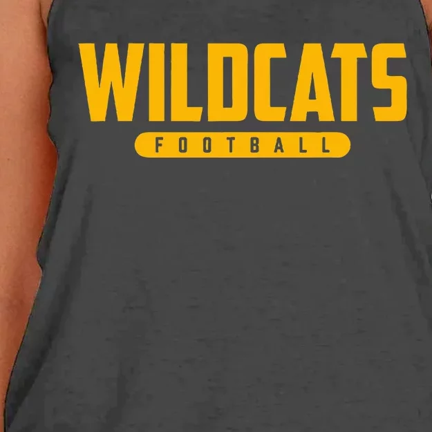 Mattawan Wildcats Football Women's Knotted Racerback Tank