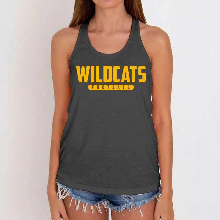 Mattawan Wildcats Football Women's Knotted Racerback Tank