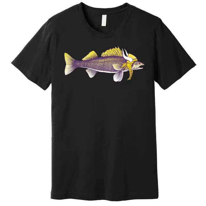 Minnesota Walleye Fishing Premium T-Shirt