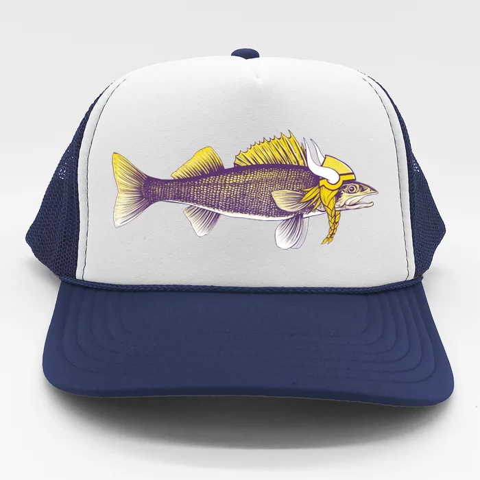 Minnesota Walleye Fishing Trucker Hat