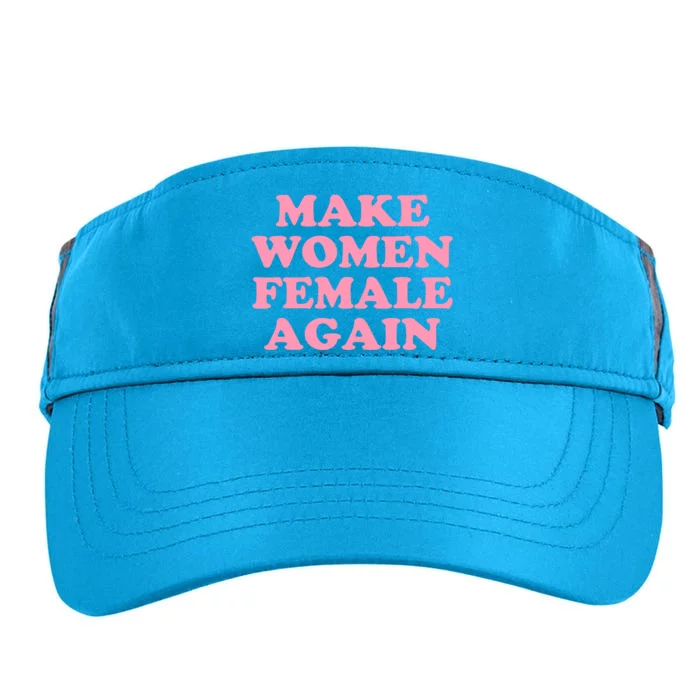 Make Women Female Again Adult Drive Performance Visor