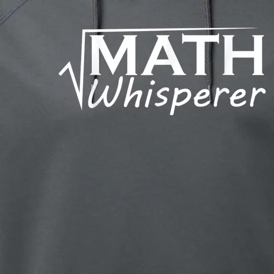 Math Whisperer Funny Math Teacher Teaching Gift Performance Fleece Hoodie