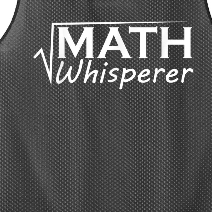 Math Whisperer Funny Math Teacher Teaching Gift Mesh Reversible Basketball Jersey Tank