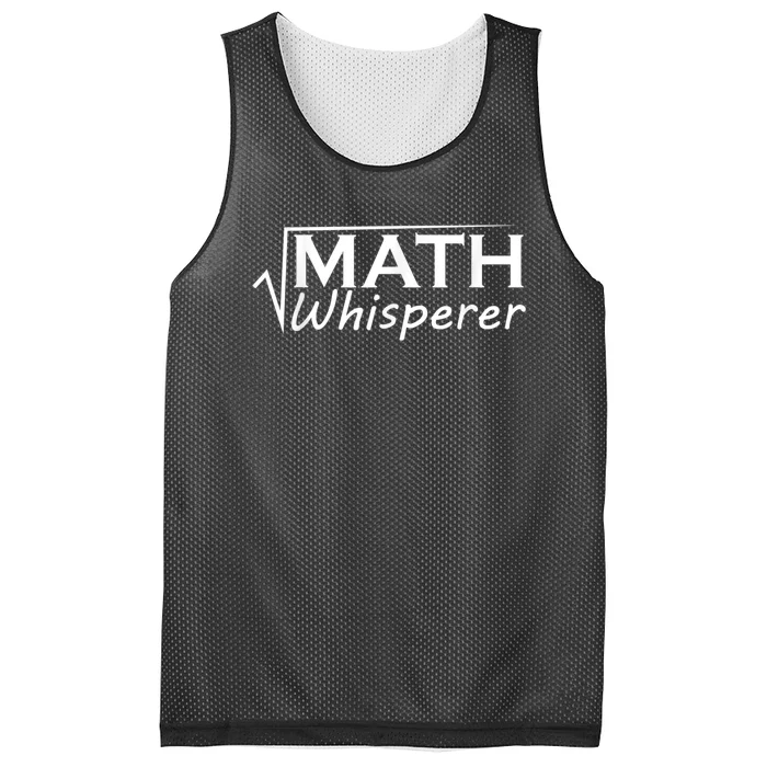 Math Whisperer Funny Math Teacher Teaching Gift Mesh Reversible Basketball Jersey Tank