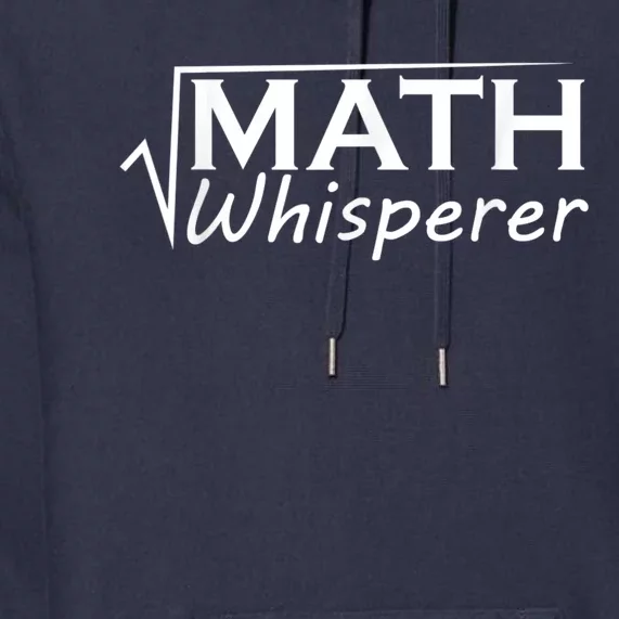 Math Whisperer Funny Math Teacher Teaching Gift Premium Hoodie