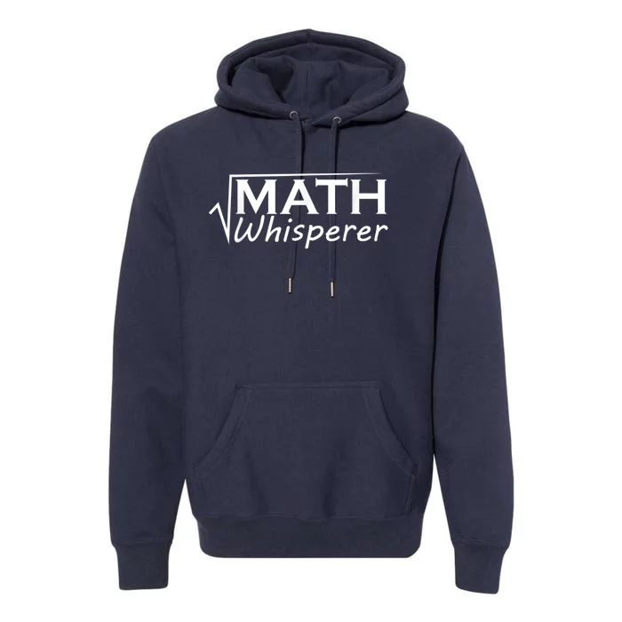 Math Whisperer Funny Math Teacher Teaching Gift Premium Hoodie